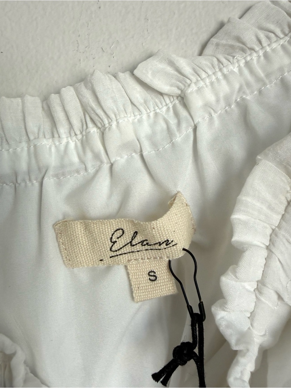 NWT Elan Bloomingdale’s Smocked Embroidered Dress in White - Picture 5 of 5
